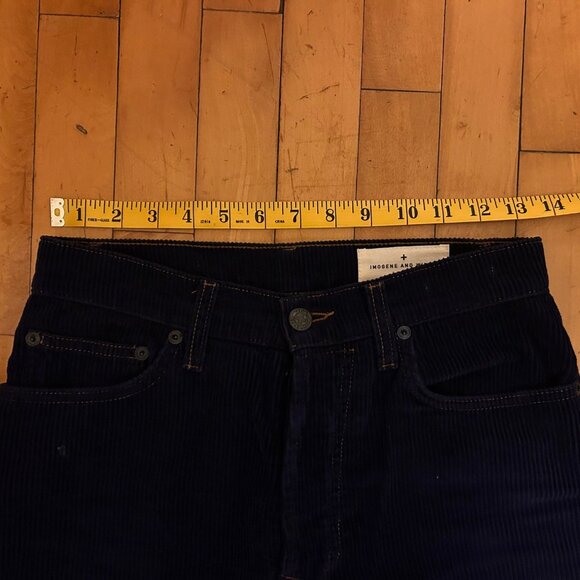 imogene + willie Amelia Corduroy Pant Blue 26 - Picture 7 of 8